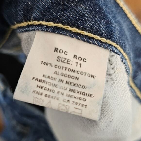 Tommy Jeans Vintage Roc Roc Y2K 2000s Bootcut Denim Size Juniors Size 11 - Picture 11 of 12